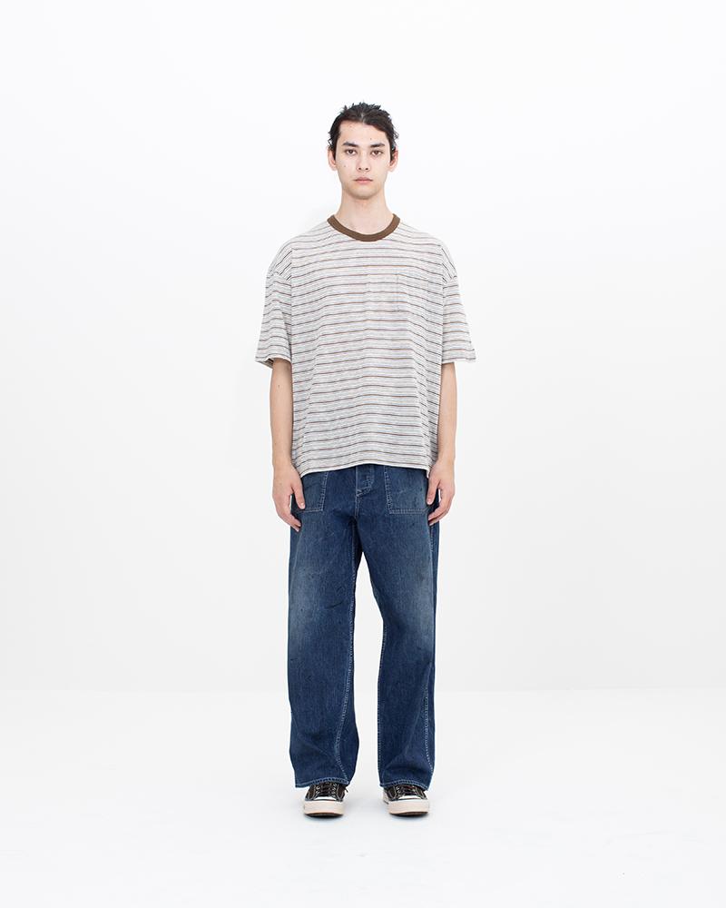 トップス visvim MONDO BORDER TEE S/S (FINE WOOL) MONDO BORDER TEE S/S (FINE WOOL) | Visvim Official North American